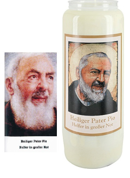 NOVENENKERZE HL.PATER PIO im Set